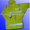 100%polyester high visibility reflective safety jacket